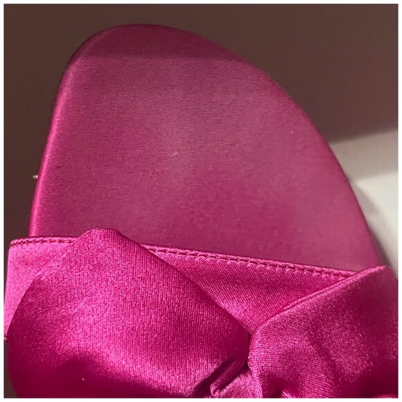 Kate Spade • Lalita Ruffle Bow Heels • Women’s 9.5 • Fuchsia • With Box - Picture 7 of 8